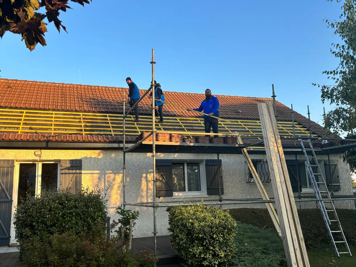 Équipe sur chantier